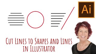 Illustrator  Cut Lines to Shapes amp Guides [upl. by Ezarra]