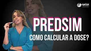 Predsim solução oral como calculo a dose [upl. by Corabel]