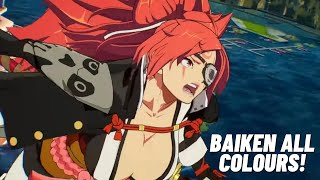 Guilty Gear Strive Baiken All COLOURS [upl. by Noemi]