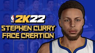 NBA 2K22  Steph Curry Face Creation  Current amp Next Gen [upl. by Friedrich417]