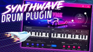 Best Synthwave amp 80s Drum Plugin Synthwave Drums In Seconds [upl. by Yeleak560]