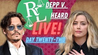 Johnny Depp vs Amber Heard Trial LIVE  Day 22  JOHNNY DEPP Takes the Stand [upl. by Dougie]