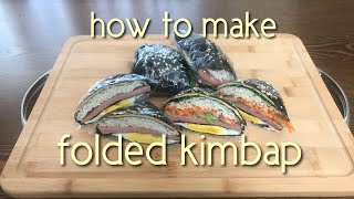 How To Make Folded Kimbap  Spice Jars [upl. by Dardani]