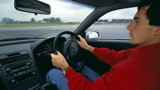 Ayrton Senna tests Honda NSXR at Suzuka 1992 [upl. by Evatsug826]