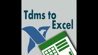 Tdms to Excel [upl. by Thay460]