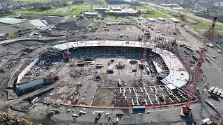 Buffalo Stadium Drone Flyover 41524 [upl. by Eatnoed]