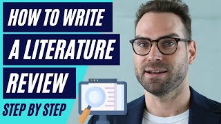 Literature Review  Step by Step Guide For Graduate Students  Prof David Stuckler [upl. by Mannie]