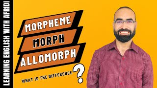 Morpheme Morph and Allomorph Whats the Difference [upl. by Mateusz]