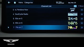 Radio Features  Genesis GV70  HowTo  Genesis USA [upl. by Ennaeus]