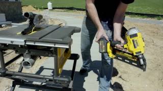 DEWALT® FLEXVOLT® 60V MAX Table Saw First Look DCS7485 [upl. by Leilani]