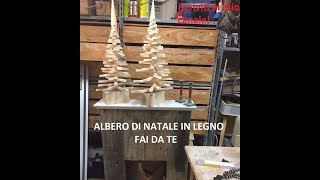 Albero di natale in legno fai da te homemade wood christmas tree [upl. by Thury]