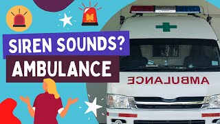 Why do AMBULANCE have different siren sounds  Unnoticed Things [upl. by Frants]