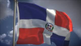 Himno Nacional de la República Dominicana Completo LETRAS [upl. by Pearson]