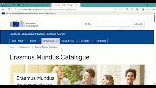 Tips to find Erasmus Mundus Master programs [upl. by Atauqal467]