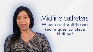 Midline catheters  3 What are the different techniques to place Midline [upl. by Drageruaeb]