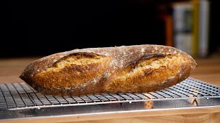 HOW TO MAKE SOURDOUGH BAGUETTES [upl. by Heloise]