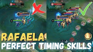 HOW TO USE RAFAELA SKILLS CORRECTLY🔥  RAFAELA GAMEPLAY  MOBILE LEGENDS [upl. by Cartan719]