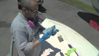 Fiberglass Hull Repair [upl. by Anaek]