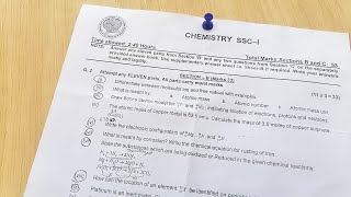 Chemistry 9 SSC1 Annual Exam Paper 2022  Federal Board [upl. by Damek]