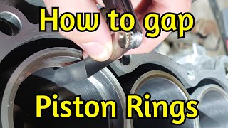 Gapping My B16 Piston Rings [upl. by Poole]