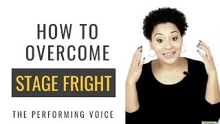 How to Sing with Confidence Stage Fright Tips [upl. by Ykcub]