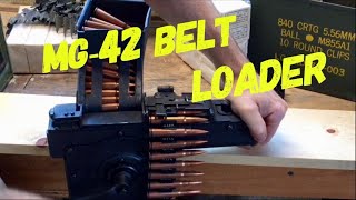 Easily load MG42 Belts with German engineering Manly ASMR [upl. by Corilla]