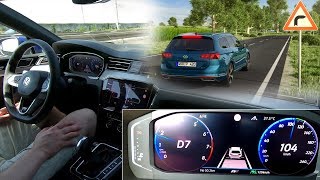 Volkswagen Passat Travel Assist amp Predictive ACC First drive amp test  1001cars [upl. by Latricia]