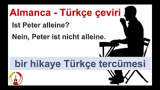 Almanca Türkçe Diyalog Çevirisi I ÖRNEK [upl. by Doria]