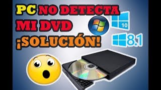 MI PC NO RECONOCE MI LECTOR DE DVDCD SOLUCIÓN 2019 [upl. by Anasiul]