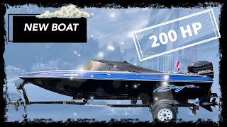 NEW BOAT  200 HP Mercury Black Max [upl. by Benil]