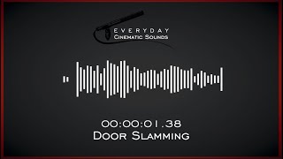 Door Slamming  HQ Sound Effects [upl. by Osber]