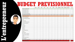 Faire un budget prévisionnel sur Excel [upl. by Kellie]