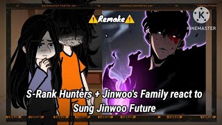 ●🇺🇲🇧🇷●🧬🌿SRank Hunters  Sung Jinwoos Family react to 𝕾𝖚𝖓𝖌 𝕵𝖎𝖓𝖜𝖔𝖔 𝕱𝖚𝖙𝖚𝖗𝖊🌿🧬 Remake [upl. by Nicholson]