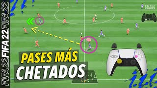 FIFA 22  PASES CHETADOS Y DÓNDE USARLOS🏆 [upl. by Katherin]