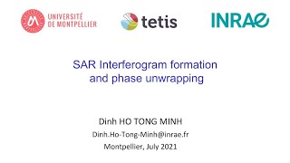 Introduction to SAR Interferometry [upl. by Wickner]