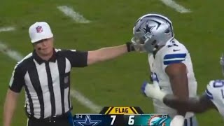 Micah Parsons HEATED After Roughing the Passer Penalty vs Dolphins [upl. by Dihaz939]