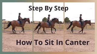 How To Sit The Canter Using Your Seat [upl. by Rubenstein]