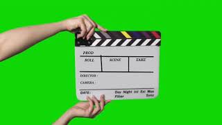 Green screen clapperboard [upl. by Ima964]