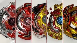 SPRIGGAN EVOLUTIONS  Beyblade Burst Spriggan Generations Marathon Battle [upl. by Nehpets802]