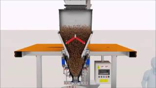 Powder Bagging Machine Screw Feeding Type  AKY Technology [upl. by Diarmid]