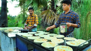 PAROTTA  How To Make Soft Layered Paratha  Kerala Paratta  Cooking in Village [upl. by Enidan123]