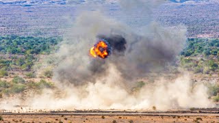 M777 Howitzer Livefire amp Impact  US Army Field Artillery  MFA [upl. by Maxentia]