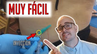 Como aplicar una INYECCIÓN INTRAMUSCULAR FÁCIL [upl. by Chapin]