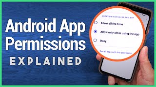 How to Manage App Permissions on Android 10 [upl. by Randie441]