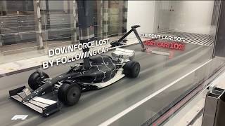 FIRST LOOK Formula 1’s 2021 car in the wind tunnel [upl. by Aimat819]