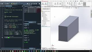 PythonSolidworks [upl. by Nidla118]