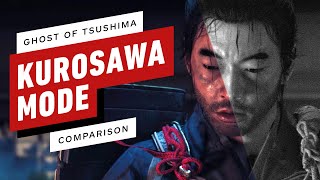 Ghost of Tsushima Kurosawa Mode Comparison [upl. by Anaitsirk252]