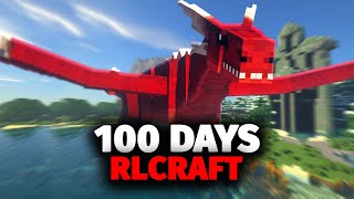 I Spent 100 Days in RLCraft and Heres What Happened [upl. by Inafetse]