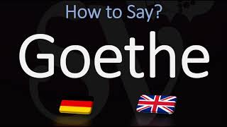 How to Pronounce Goethe  German amp English Pronunciation [upl. by Fugate]