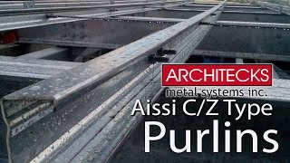 AISSI C amp Z Type Purlins [upl. by Solange]